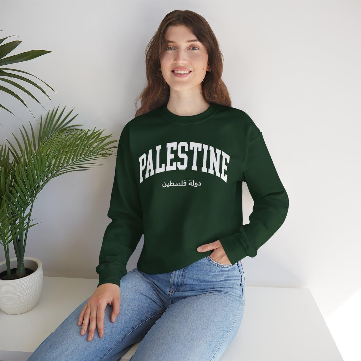 Palestine Adult Unisex Crewneck Sweatshirt