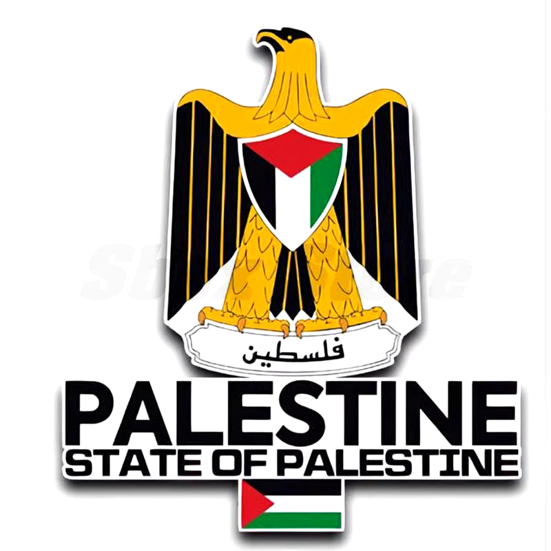 Palestine Flag Bumper Stickers Motorcycle Racing National Flag off Road 4X4 Decal World Peace Stickers